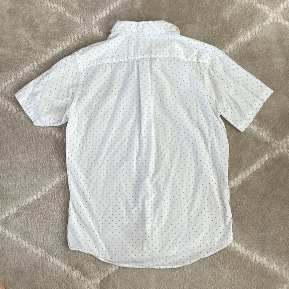 Uniqlo White Patterned Button Down Shirt - Picture 2 of 5